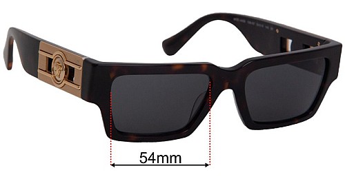 Versace MOD 4459 54mm Replacement Lenses